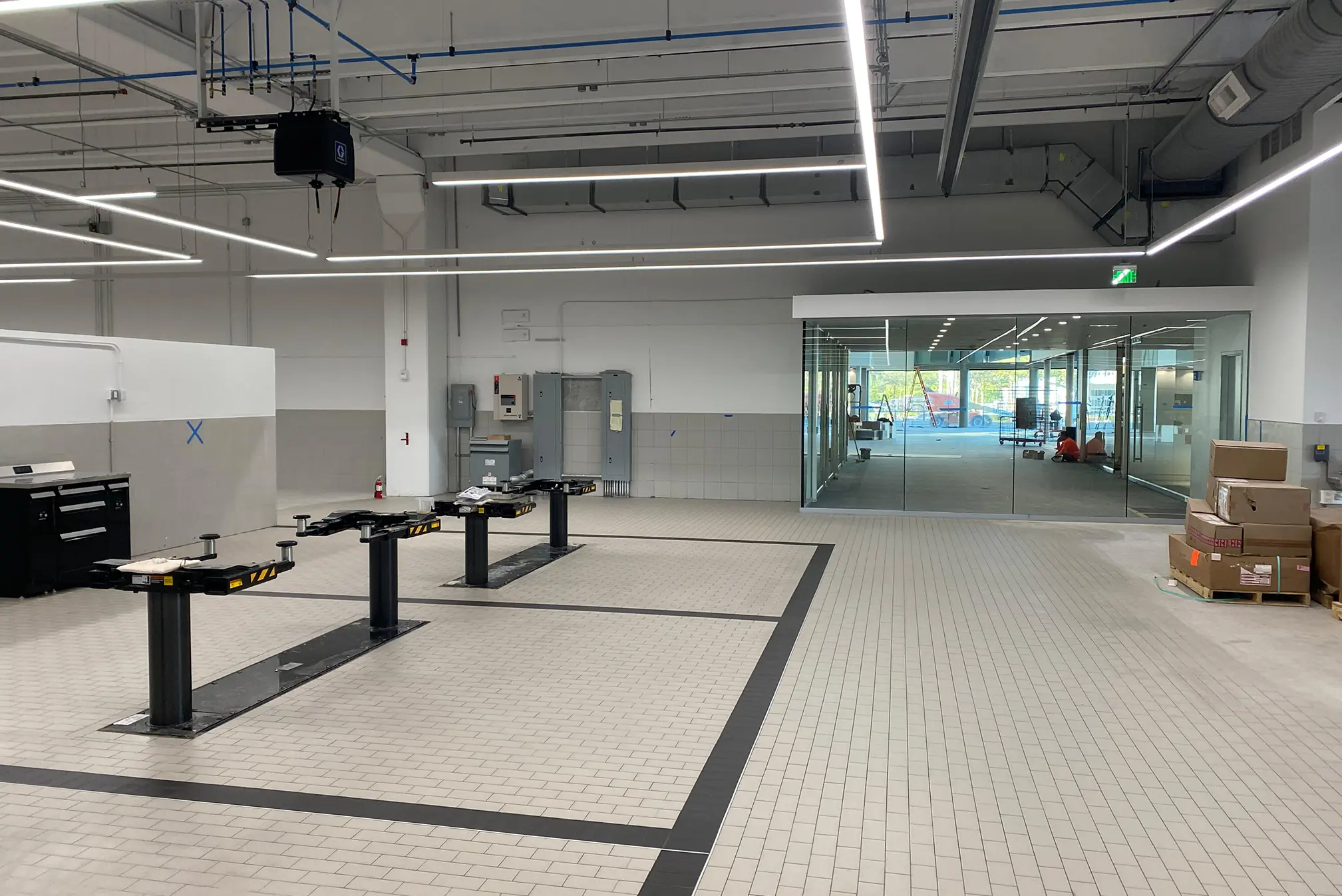 MCS Precision Flooring Systems Automotive Service Departments